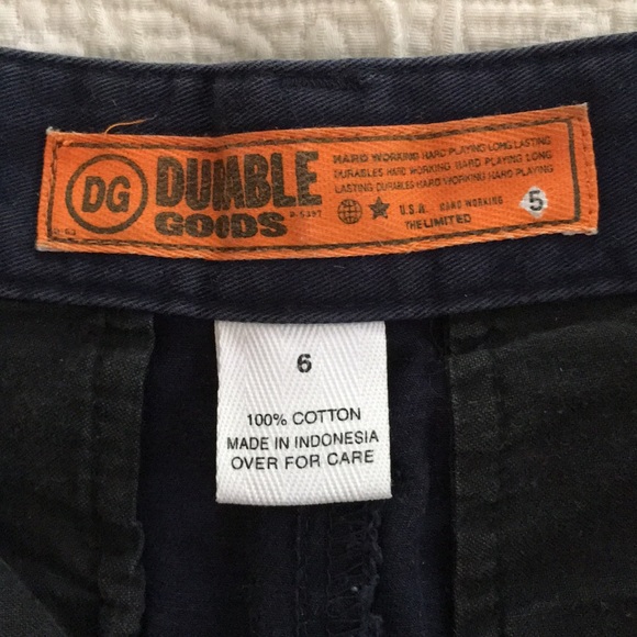 Navy Blue Khaki Shorts - Picture 3 of 3